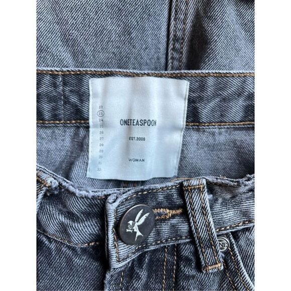 One Teaspoon High Waist Dark Gray 2020 Mini Skirt‎ - Picture 3 of 5